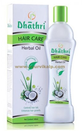 Dhathri, HAIR CARE, Herbal Oil, 100ml, Enhances Hair Growth